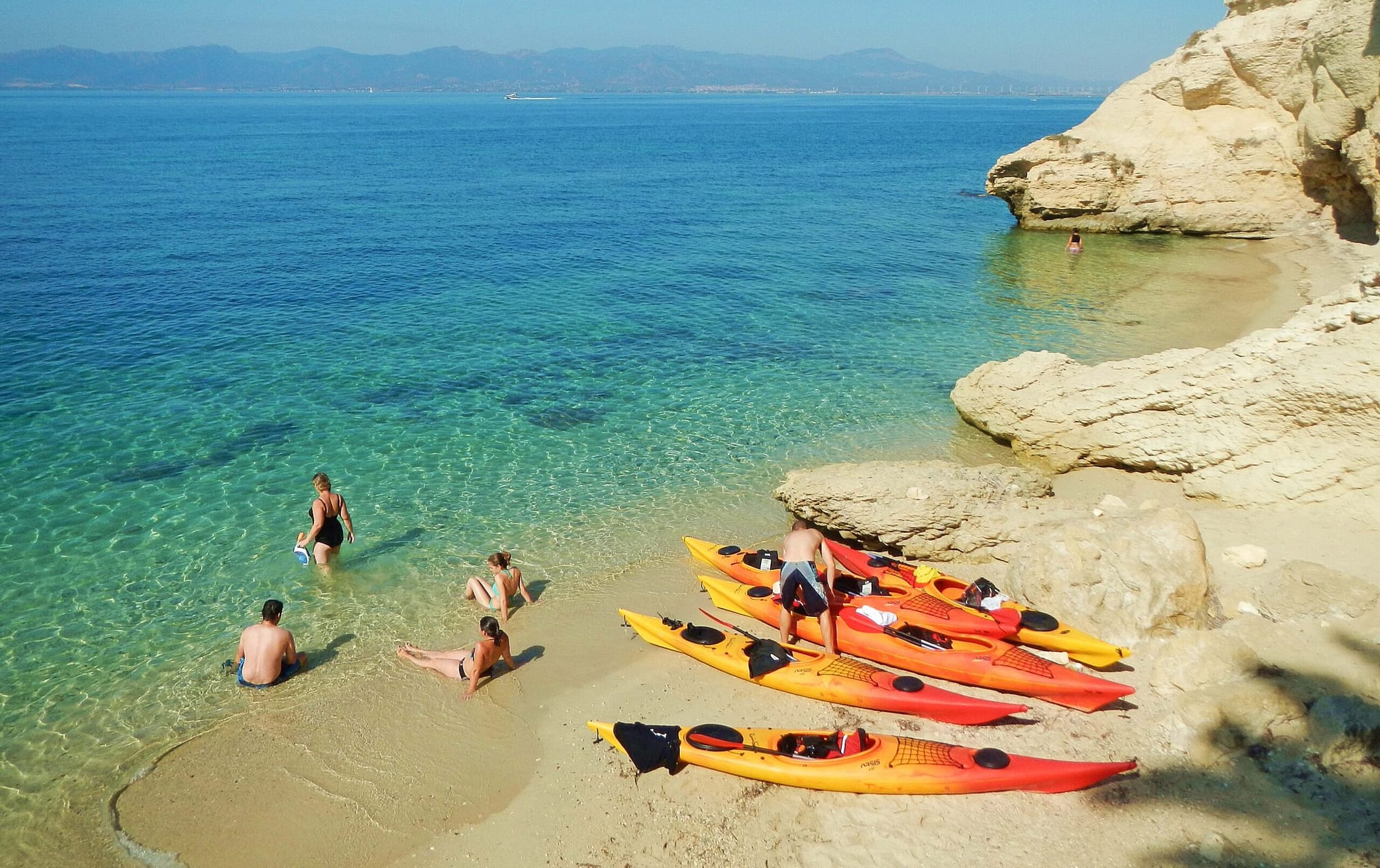 Kayak in Sardinia Tours and Curses